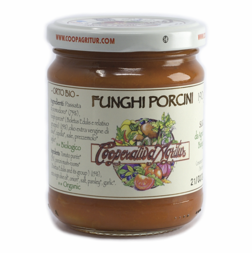 AGRITUR Tomatensauce mit Champignons Bio 190g