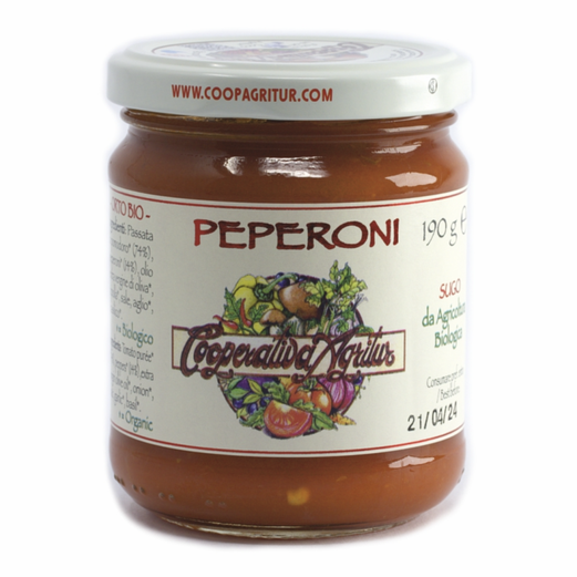 AGRITUR Tomatensauce mit Paprika Bio 190g