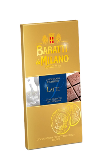 BARATTI & MILANO 75g Mliečna čokoláda Gold