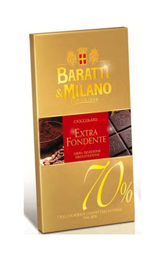 BARATTI & MILANO 75g Dunkle Schokolade 70%