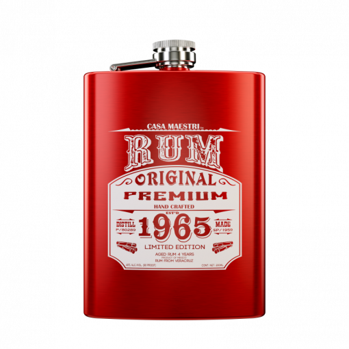 CASA MAESTRI "1965 TIN FLASK" RUM