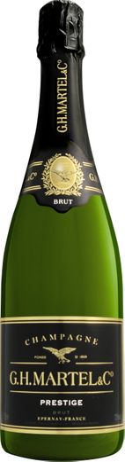 Champagner G.H.Martel Cuvée Prestige Brut 0,75 l in einem Karton