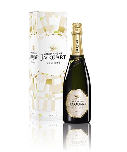 Champagner Jacquart Cuvée Mosaique Brut 0,75 l in einem Karton