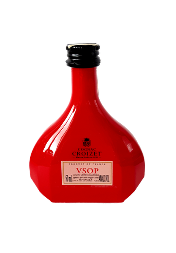 Cognac Croizet VSOP rote Flasche - Miniatur