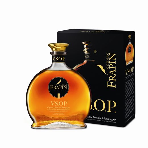 Cognac Frapin VSOP in einem klassischen Dekanter 0,7l