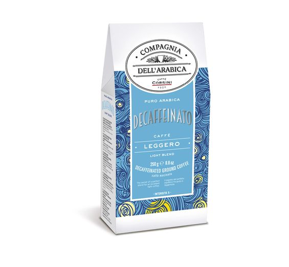 CORSINI 250g  Arabica DECAF Ground Coffee