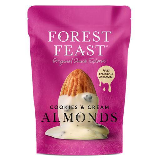 FOREST FEAST Mandle v bielej čokoláde 120g