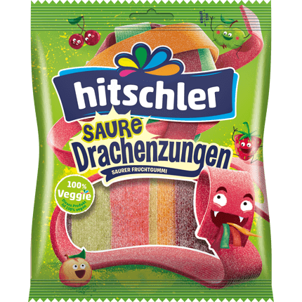 HITSCHLER Saure Drachenzungen 125g