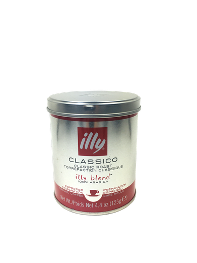 ILLY Classico 100% Arabica Ground Coffee 125g