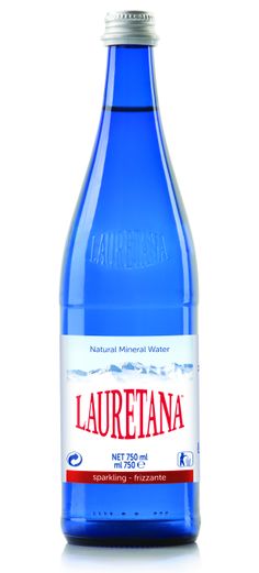 LAURETANA  Blau Glass 750ml- Sprudel