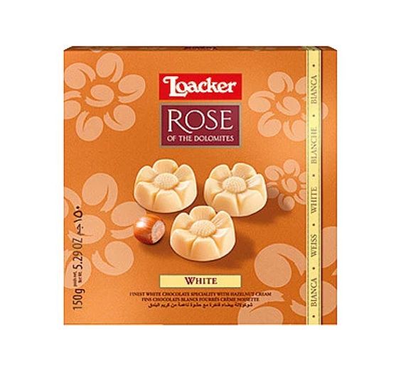 LOACKER  Rose of Dolomites 150g White