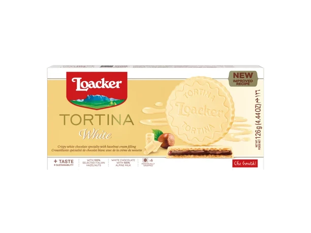 LOACKER Tortina  63g White