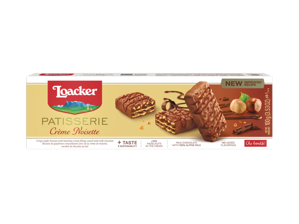 LOACKER Patisserie 100g Créme Noisette