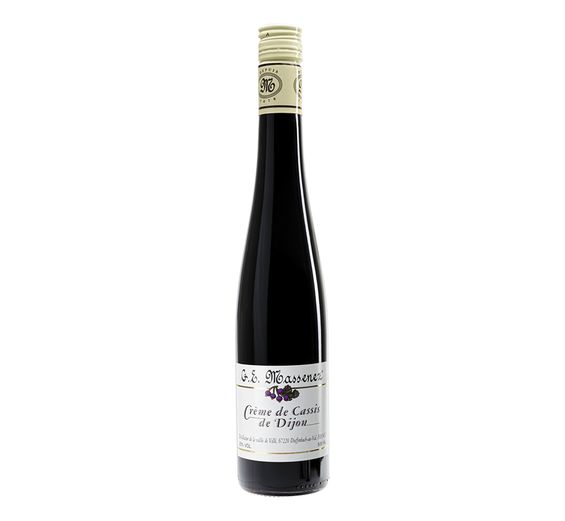 MASSENEZ CREME DE CASSIS DE DIJON - SCHWARZER JOHANNISBEERLIKÖR 0,5l