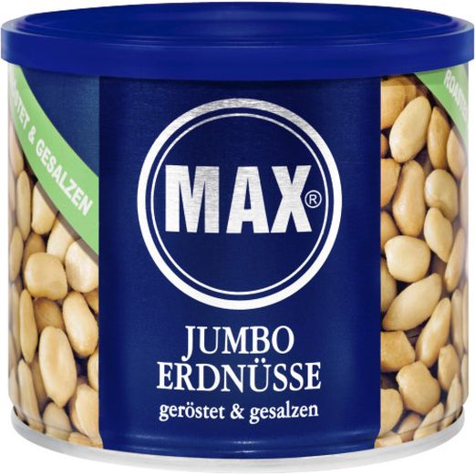 MAX KIENE Jumbo geröstete und gesalzene Erdnüsse 300g