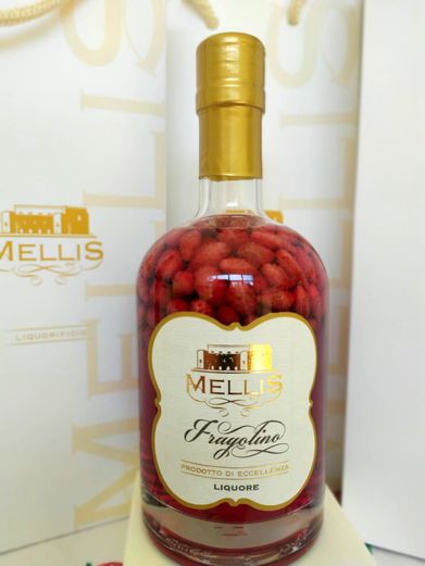 Mellis FRAGOLINO Likör aus frischen Erdbeeren 0,5l