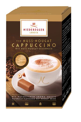 NIEDEREGGER Marzipan Cappuccino mit Nuss-Nougat-Geschmack 220g