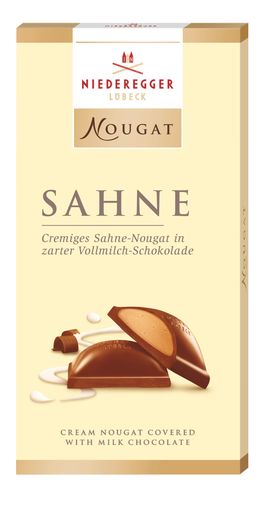 NIEDEREGGER Nougat-Sahneschokolade 100g