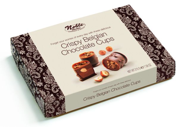 NOBLE Crispy Exklusive knusprige Pralinen 215g