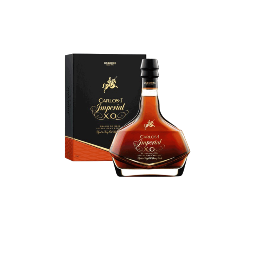 OSBORNE CARLOS I.  IMPERIAL X.O. BRANDY DE JEREZ GRAN RESERVA – SOLERA