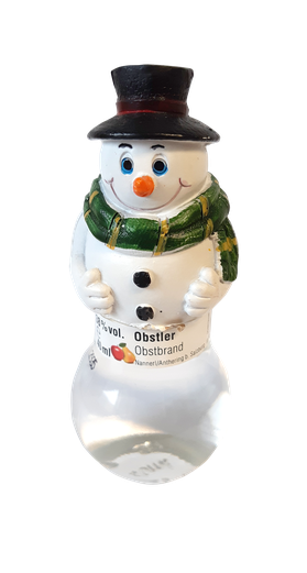 Obstgeist Nannerl "Schneemann" - Miniatur