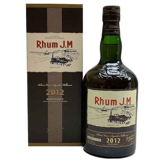 RHUM J.M VIEUX AGRICOLE MILLESIME 2012 0,7l