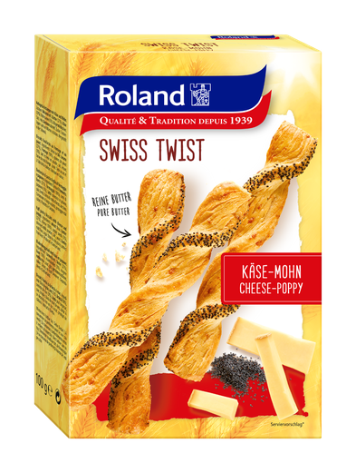 Roland Swiss Apéro Käse-Mohn