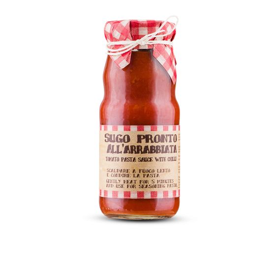 ARTIGIANI Sugo all'Arrabbiata. Fertige Tomatensauce mit Chilischoten 350g