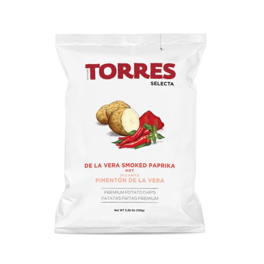 TORRES Kartoffelchips mit würzig geräuchertem Paprika DE LA VERA 150g