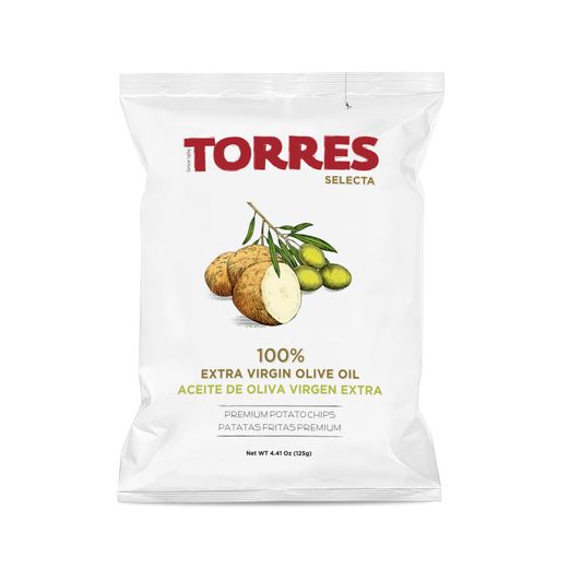 TORRES Kartoffelchips mit 100 % nativem Olivenöl extra 125 g