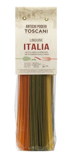 TOSCANI 250g Linguine mit Chilischoten und Spinat