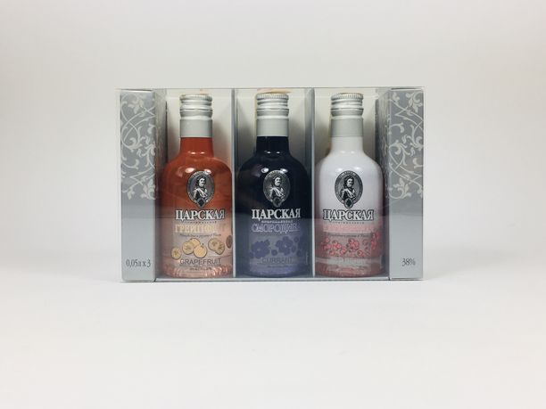 Wodka Tsarskaya Set 3 Stück - Miniaturen