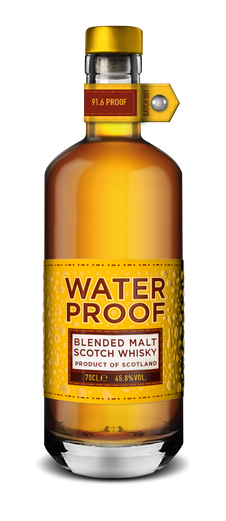 WATERPROOF BLENDED MALT SCOTCH WHISKY 0,7l